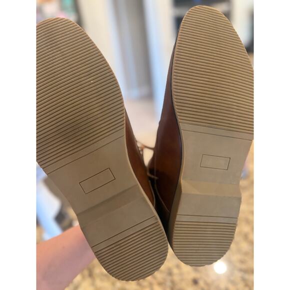 Nine West Men's Neilton Faux-Leather Chukka Boots Brown Size 12 - Picture 8 of 8